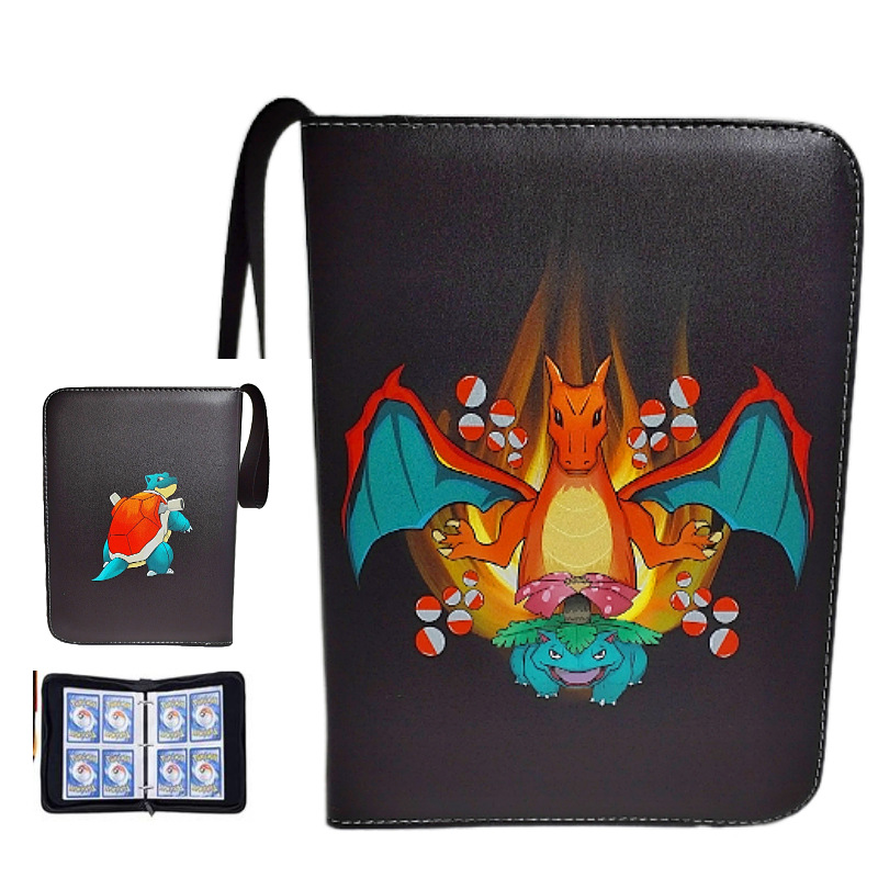 FUENTE fabricante en stock suministro baokemeng juego tarjeta colección libro Magic Baby Tarjeta de cremallera libro de almacenamiento