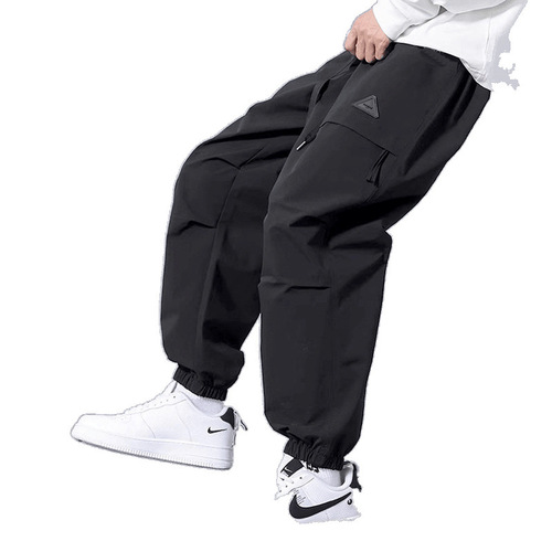 High-end Men's Korean Style Trendy Tied-in Loose Plus Size Casual Pants Summer Bestselling Stylish Versatile Sport Work Pants