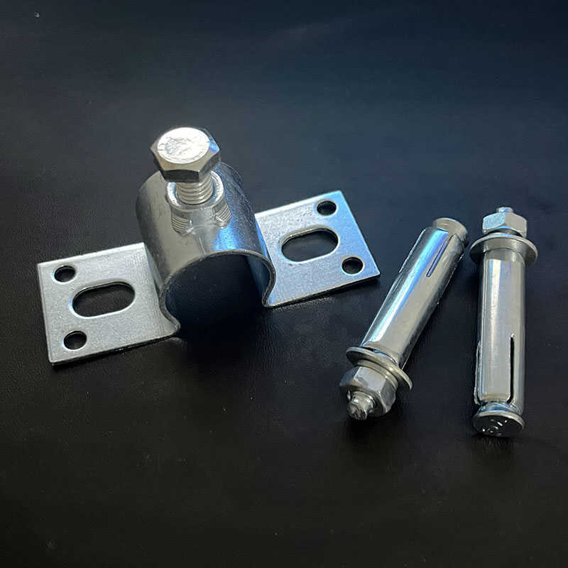 顶丝管卡镀锌猪用饮水器配件猪场水管固定管夹骑马卡活动卡扣4分