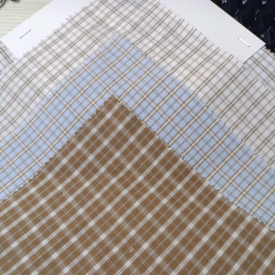 全棉色织格 春夏新款适合做衬衫外套裙子童装女装等复古服装面料
