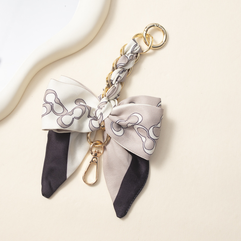 그레이 3 보우 연장 체인 17cm