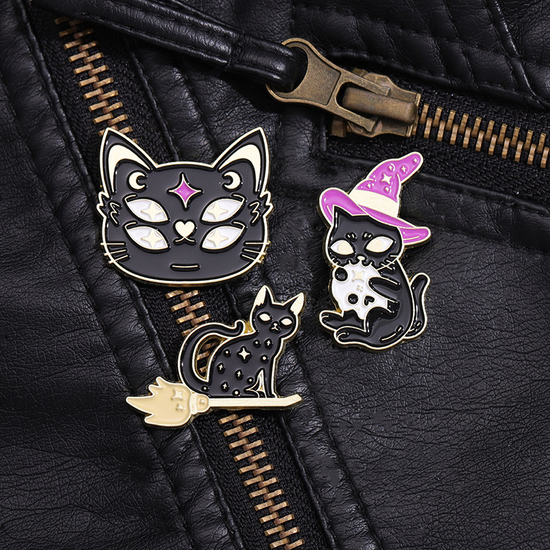 Unisex Gender Plating Design Cartoon Style Style Cartoon Style Pin Cat Alloy Plating Unisex Brooches