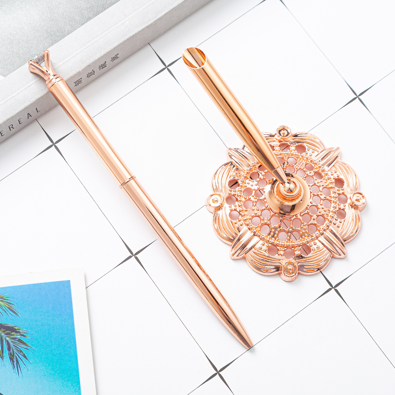 Bolígrafo de diamante en stock mayorista bolígrafo de diamante bancarios bolígrafo de hotel con logotipo imprimible bolígrafo de diamante