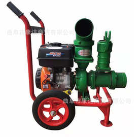 小型抽水排水泵图片 建筑工地排水泵 柴油机带水泵 大面积混流泵