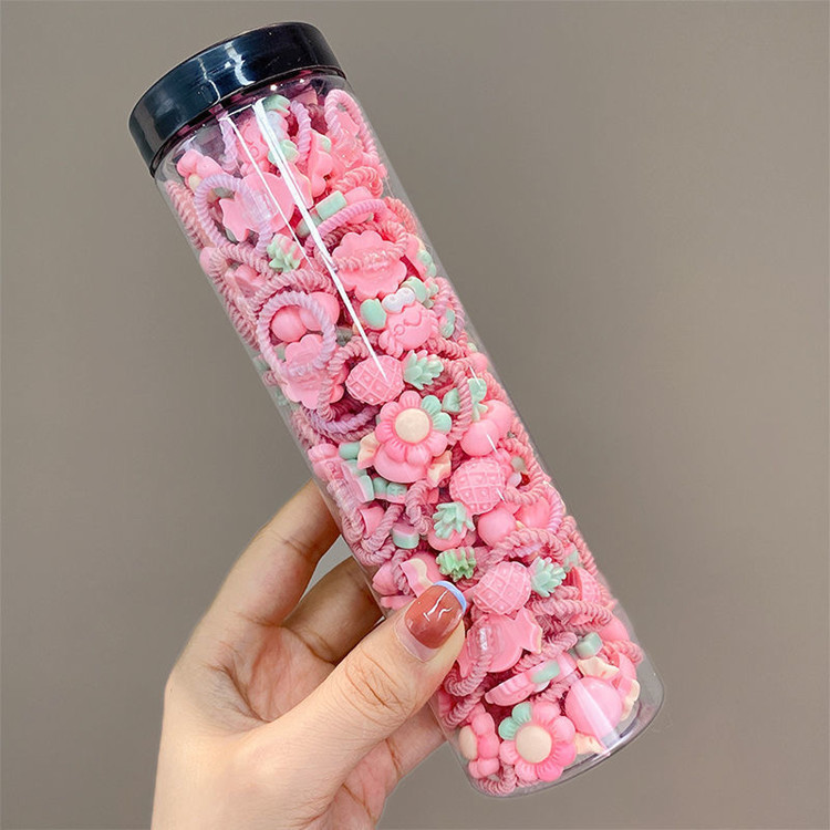 La banda de goma de los niños no daña el pelo, buena elasticidad, banda de goma de la muchacha, cuerda del pelo del bebé, pelo tamaño pequeño del lazo, anillo del pelo, accesorios del pelo