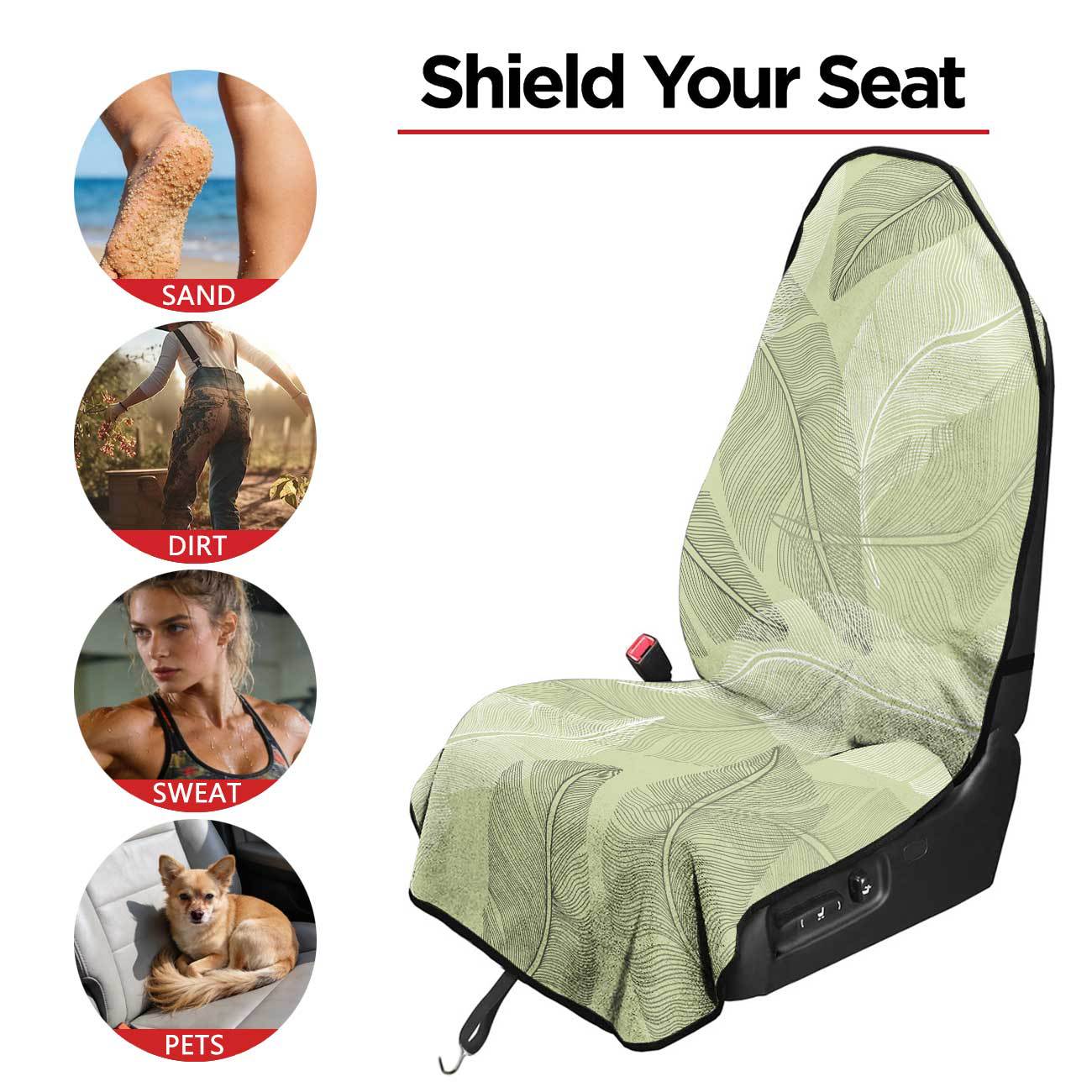 Car seat towel cover front seat protector suitable for gym and exercise, universal for all seasons, car use 132