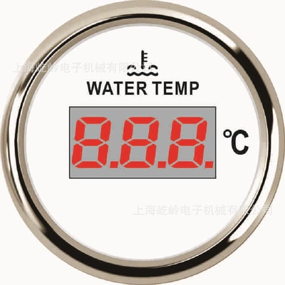 52mm Rəqəmsal Termometr Su Temperaturu Yaxtalar, Sürət Qayıqları, Avtomobillər, RV-lər üçün