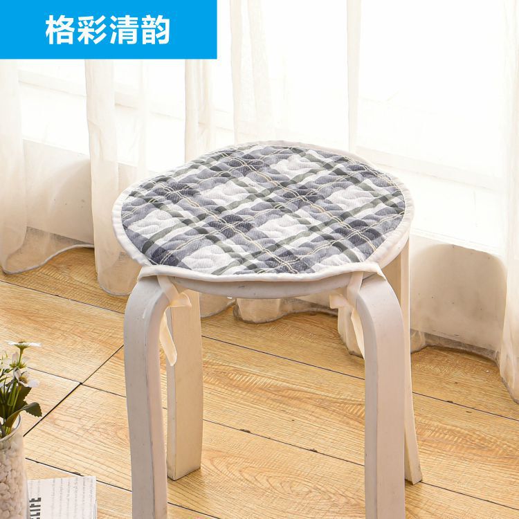 丸腰掛け布芸クッション椅子クッション丸腰掛けセット円形ホテル腰掛けカバー家庭用小型丸腰掛け|undefined