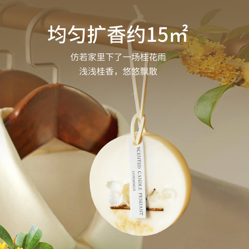 新型桂花箪笥香薫石膏車載固体持続的な香り室内消臭空気清浄剤お土産|undefined