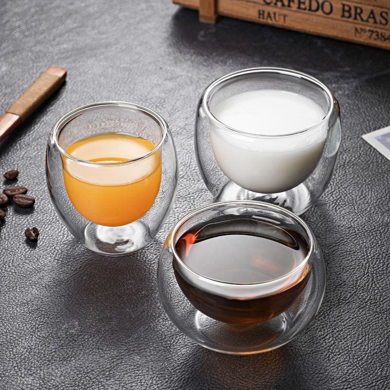 Taza de Té de Doble Capa de Acero Inoxidable 304, Resistente al Calor, para Hogar y Oficina