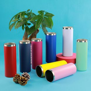 Factory direct supply 20oz30oz straight Cup sublimation stainless steel thermos cup cross-border spray plastic car Cup