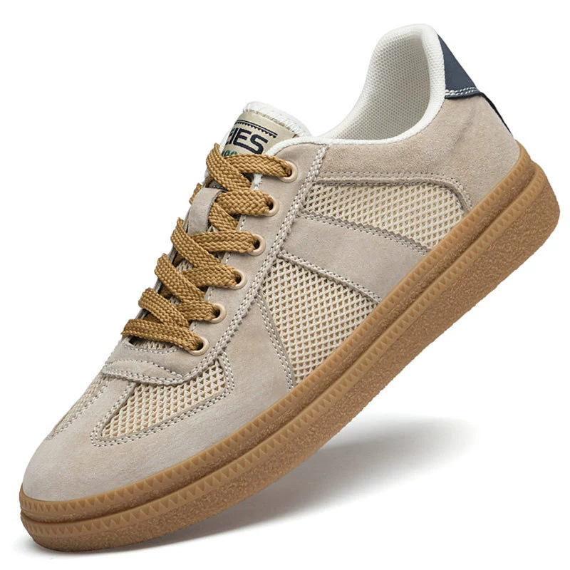 Немецкая обувь Мужская весна 2025 года Мужская обувь на доске легкая, универсальная сетчатая обувь повседневная мужская обувь спортивная мужская обувь