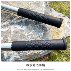 Folding, Telescoping, and Tri-Integrated Stainless Steel Solid Fishing Net & Dip Net Combo with Folding Rod