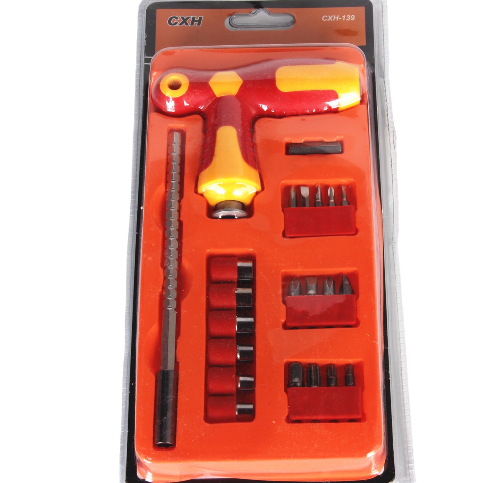 139长杆多用扳手组合 螺丝刀六角螺丝套筒组合工具 日用百货批货