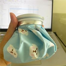 小申同款冰袋布艺可折叠冷热两用便携运动冷敷包物理降温注水冰贴