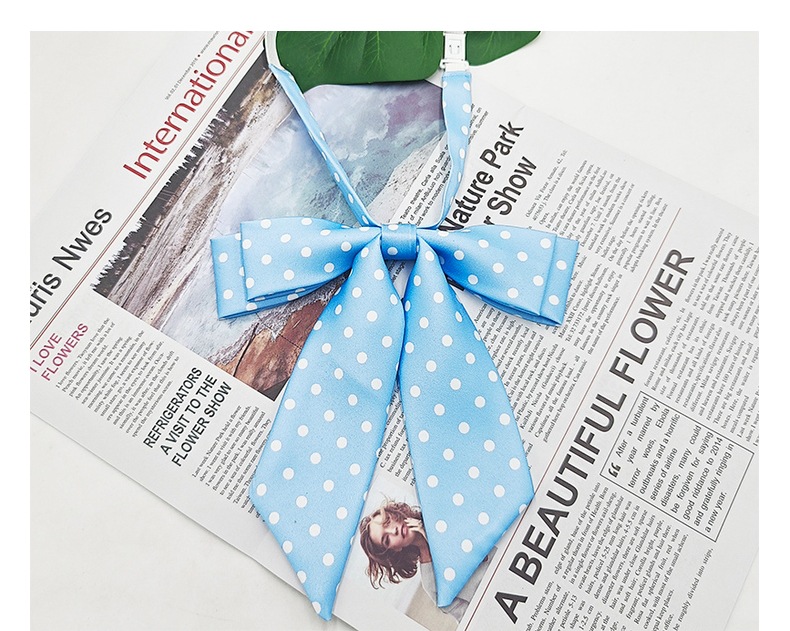 Pajarita de mango largo de doble capa con manchas japonesas, pajarita, uniforme JK, estilo universitario, lazo de niña, spot al por mayor