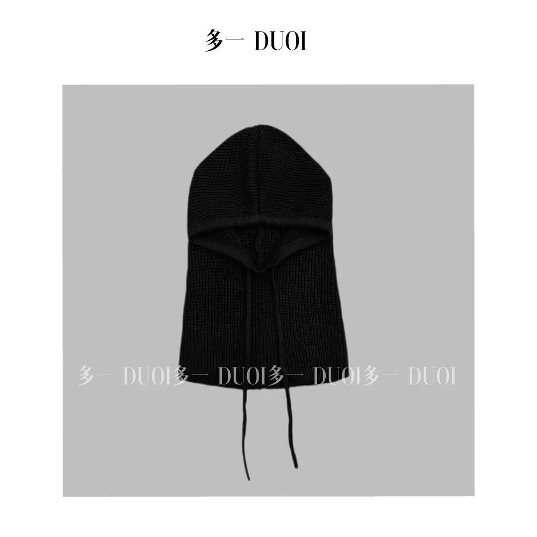 Duoyi Одежда Кашемировый шерстяной нишевый шарф Осенний универсальный пуловер Шаль Шарф с капюшоном Теплый пуловер Шапка для женщин.