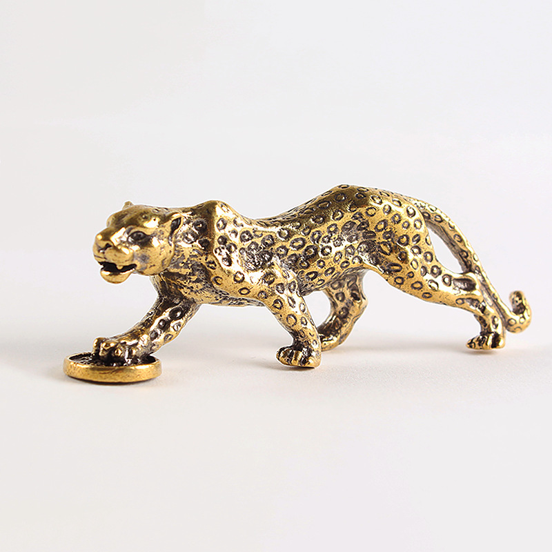 Brass Vintage Leopard 3