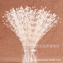 4mm手工珍珠串珠 婚庆装饰 DIY饰品配件新娘捧花喜糖盒珍珠串插花