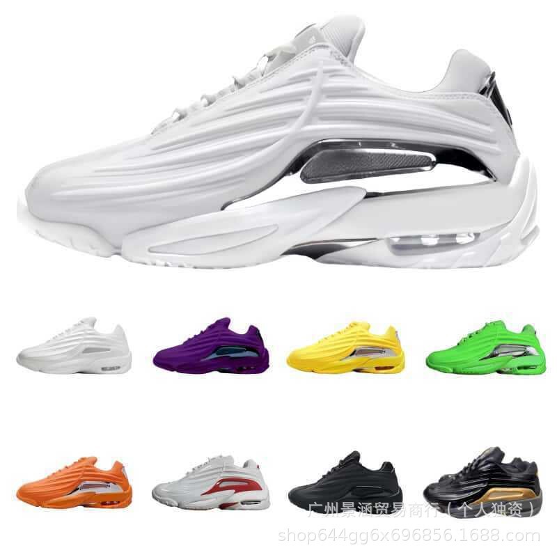 Putian Men's Shoes Hotstep Thick-Soled Sneakers for Men and Women Terra Collaboration Casual Retro Air Cushion Shock-Absorbing Shoes