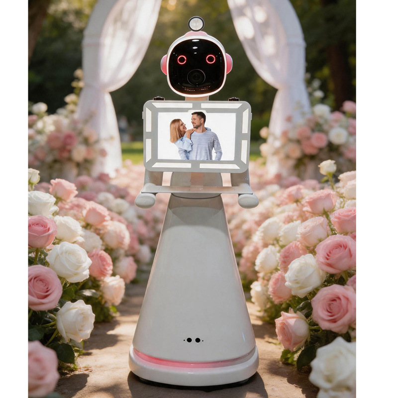 12.9ipad cámara incorporada DNP impresora robot instantánea foto instantánea impresión para bodas exhibición escénica centro comercial