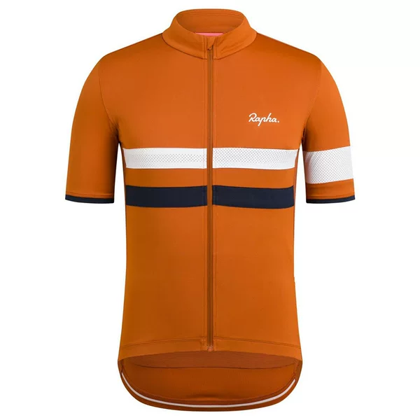 Rapha Classic Double-Pole Three-Color Short-Sleeved Cycling Jersey Men's Summer Outdoor Cycling Quick-Drying Top