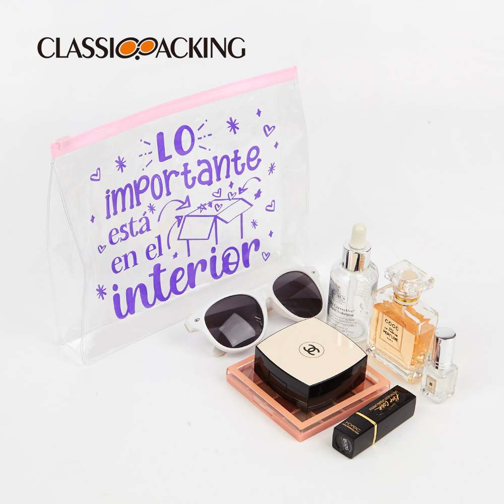 Venta al por mayor de gran capacidad bolsa de almacenamiento de PVC impermeable bolsa de lavado portátil transparente simple bolsa de almacenamiento de cosméticos