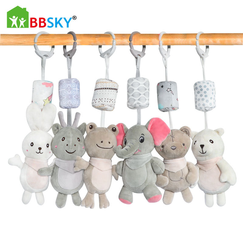 Bebé juguetes 0-3 bebé carillones de viento cochecito colgante adornos coche cama colgante Bell fábrica en stock al por mayor