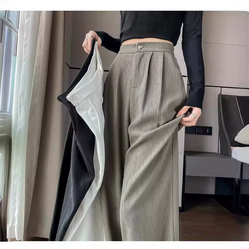 Classic suit jacket and high-waist trousers set, women, autumn leisure, high waist