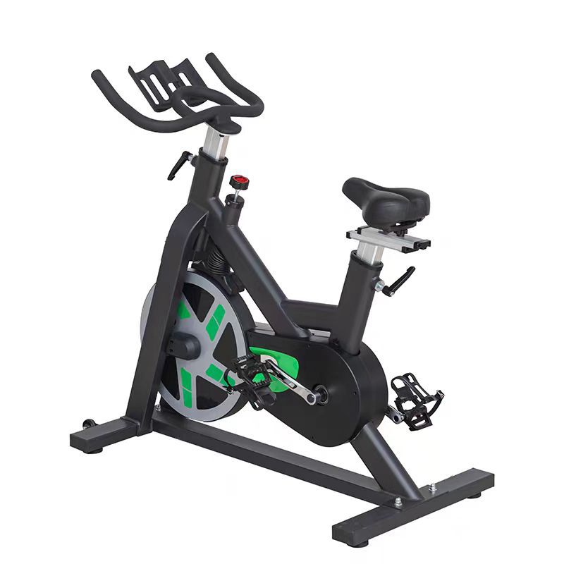 Commercial spinning magnetically controlled silent bicycle gym aerobic training equipment