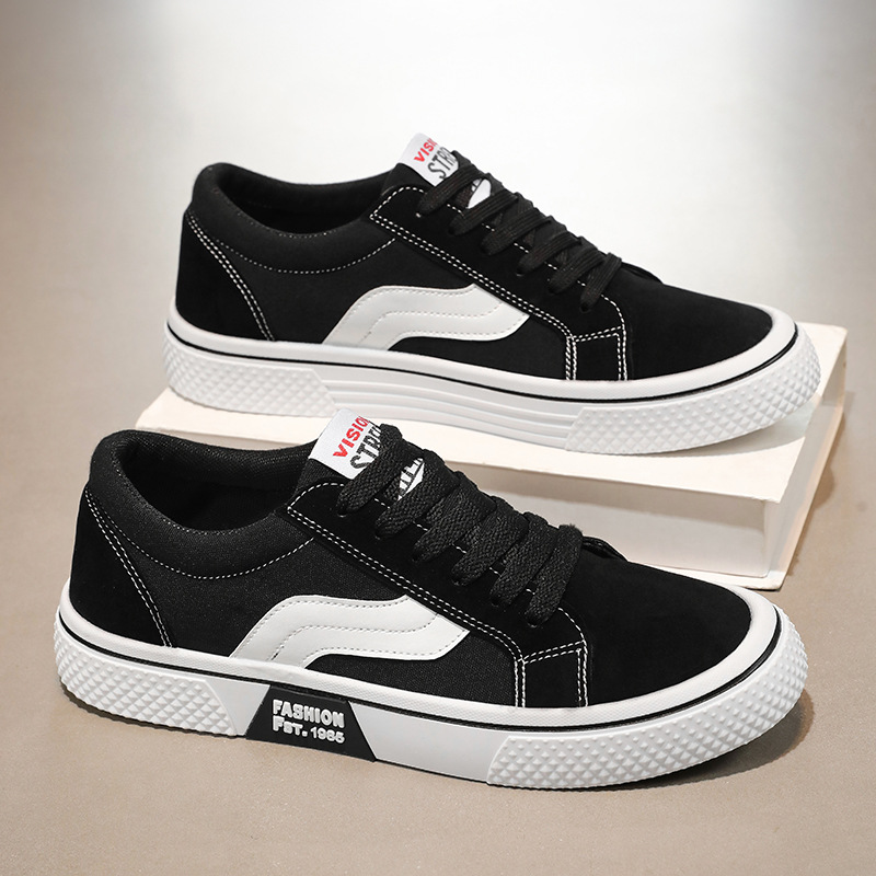 Zapatos de lona para hombres otoño 2025 nuevos zapatos de moda para hombres zapatos de skateboard para hombres zapatos deportivos casuales zapatos de moda para hombres
