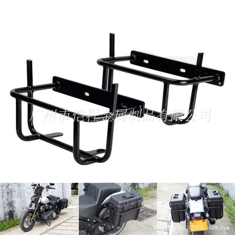 Motorcycle Modification Parts Are Suitable for Harley M8 Soft Tail Breaker 114 Fat Boy Street Bob's Side Box Rack