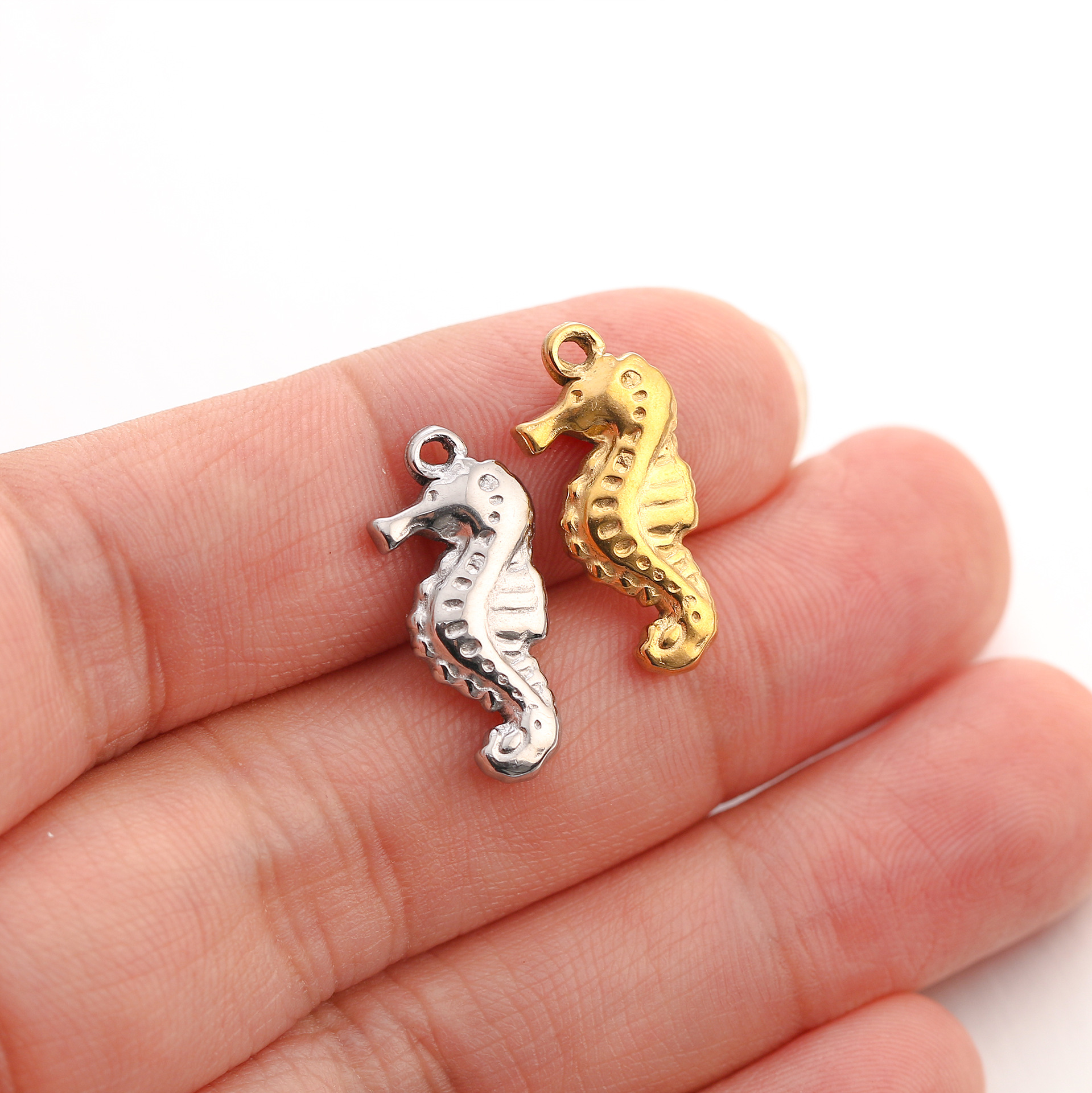 6g Weight Pendant Jewelry Making Type 11*16MM, 20 * 23mm Jewelry Making Size DIY Jewelry Accessories Classification 3 PCS/Package Quantity 304 Stainless Steel Material Starfish, Hippocampus, Shell Pattern Plating Design Simple Style Style 3 PCS/Package 11*16MM 20 * 23mm 304 Stainless Steel Starfish Hippocampus Shell Pendant 4