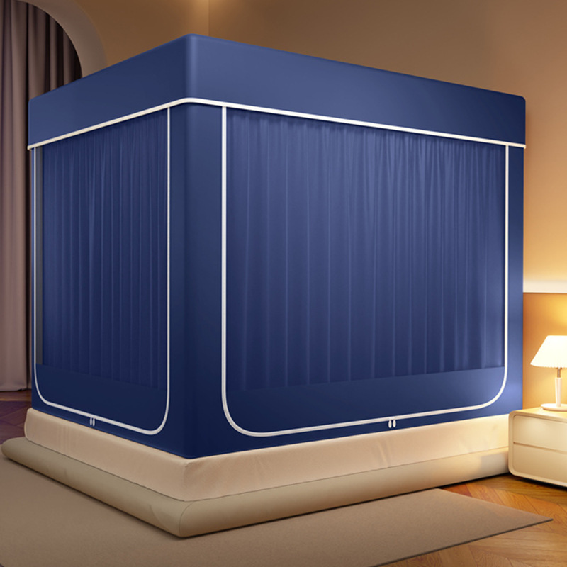 Blackout Anti-Fall Mosquito Net Bed Sheet Bed Curtain Home Bedroom Pattern Tent Baby Child Prevents Falling Out of Bed Yurt Full Cover