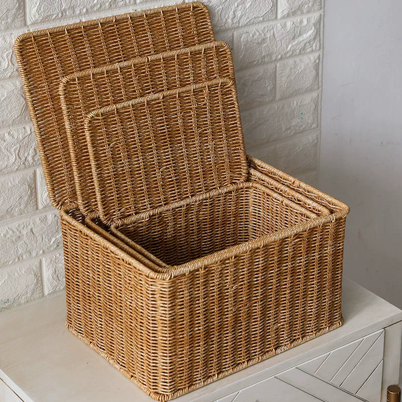 Woven storage box, Nordic style