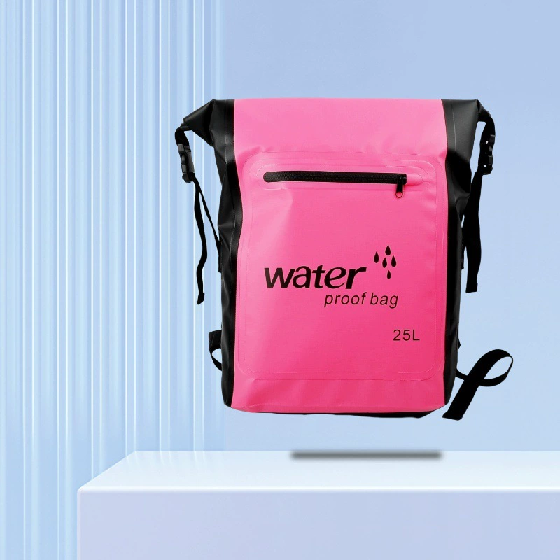 Waterproof capacious backpack for swimming, climbing waterproof bag