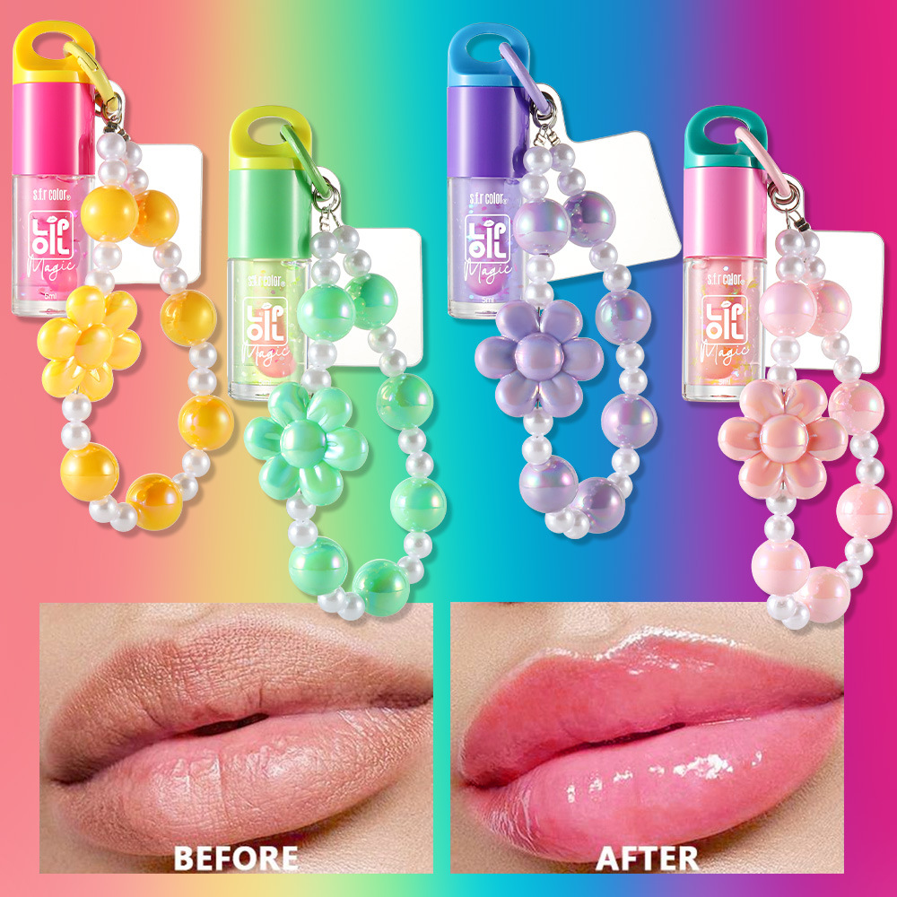 s.f.r color comercio exterior para nuevos productos humectantes de labio ligero eliminación de la piel muerta colgante de teléfono móvil cambio de color óleo labial image 1