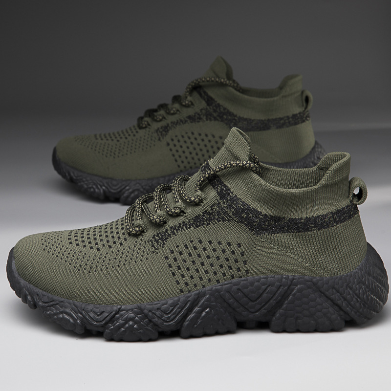 Light socks shoes men's breathable soft bottom men's shoes new trend Men's shoes lazy socks Mens shoes