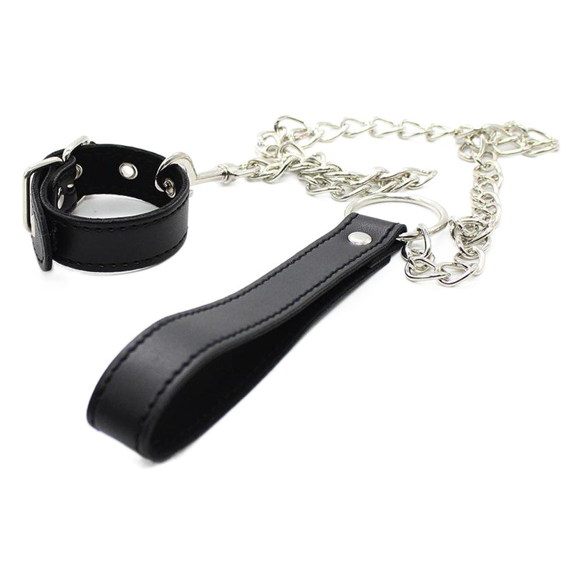 Sexo suministros para adultos anillo de pene anillo de piel de vaca JJ anillo equipo de los hombres Cadena de perro de tracción anillo de pene juguetes alternativos image 1