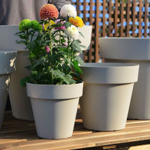 北欧简约塑料花盆大号家用客厅阳台树脂花盆栽绿萝青山盆韩盆批发