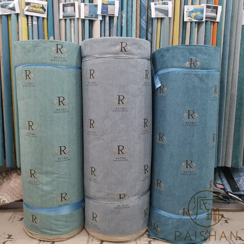 reunite with Sofa cushion Partially Prepared Products cloth Reel Chenille Cashmere Sofa cushion customized Fabric bay window pad mattress