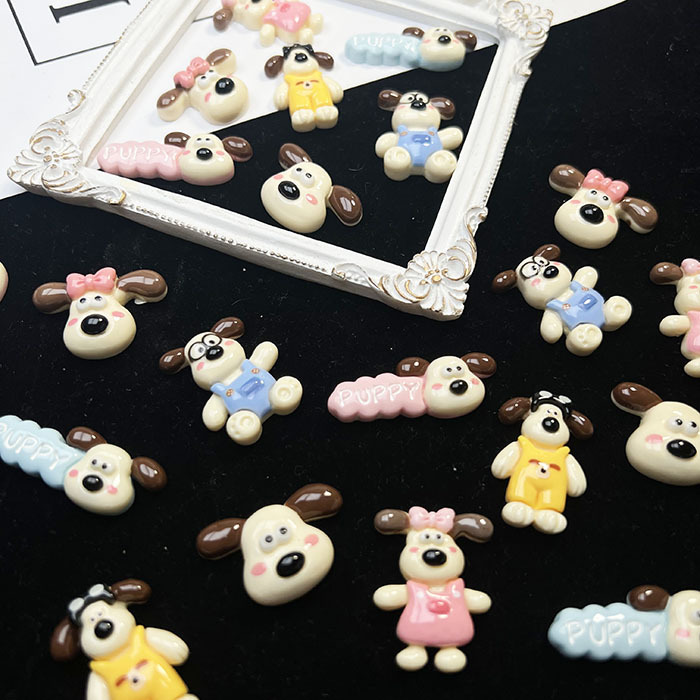 Cute overall, cartoon glasses, cream phone case, hairgrip, accessories, DIY 3