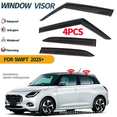 Suitable for Cross-Border 2024+ Suzuki Swift Rain Shield Suzuki Swift 2025 Window Visor