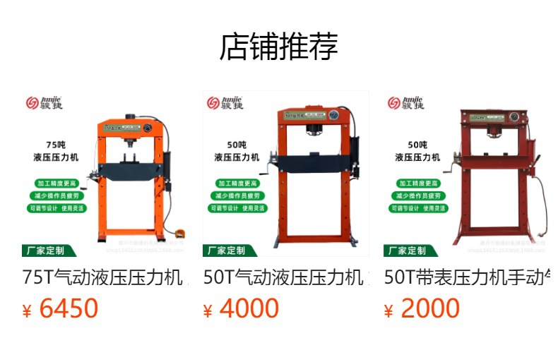 Car Repair Hydraulic Tools 20 Tons Workshop Press Lift Heavy Duty 0kg Cylinder Manufacturer Supply
