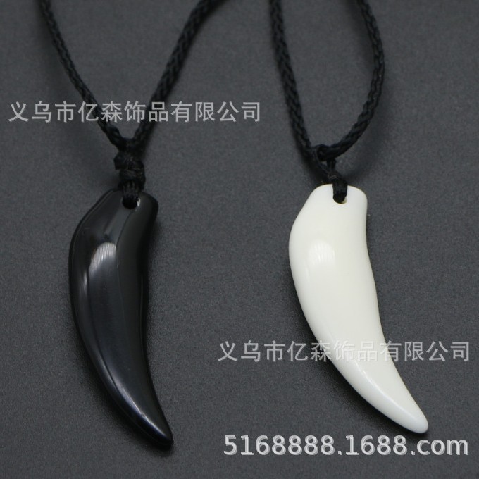 acrylic ethnic adjustable necklace