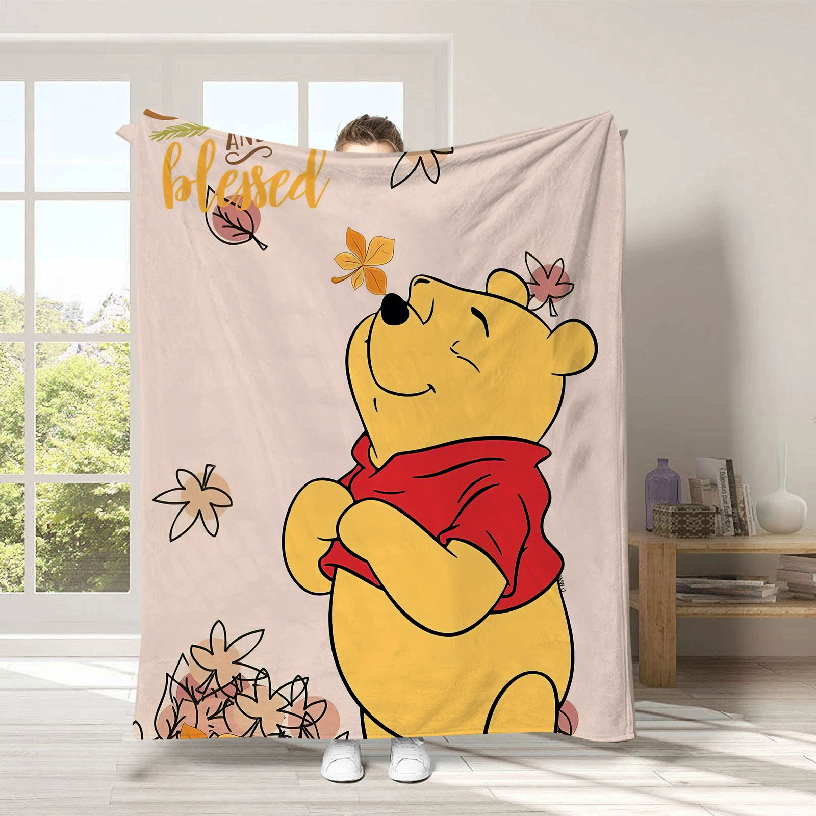 Картонная детская фланелевая новогодняя пуховая[ duvet? ] для досуга, с маленькими медведями, (跨境贸易)