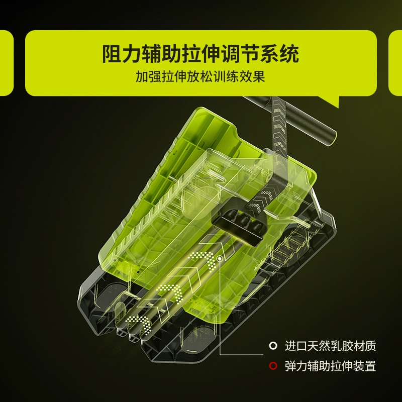 INNSTAR夺冠体育坐位体前屈辅助拉伸训练器拉筋板斜踏板家用健身