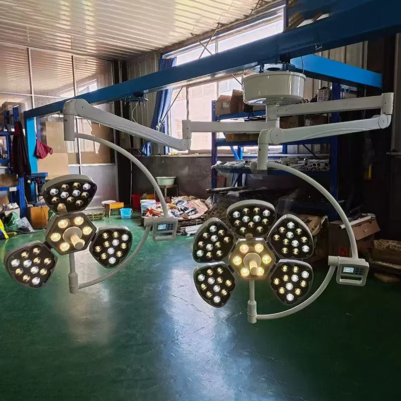 医用吊式LED无影灯 手术室双头手术灯 医美整形口腔移动式照明灯