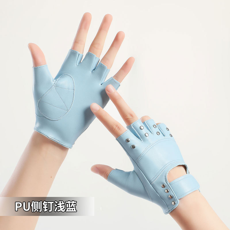 PU 사이드 네일 라이트 블루