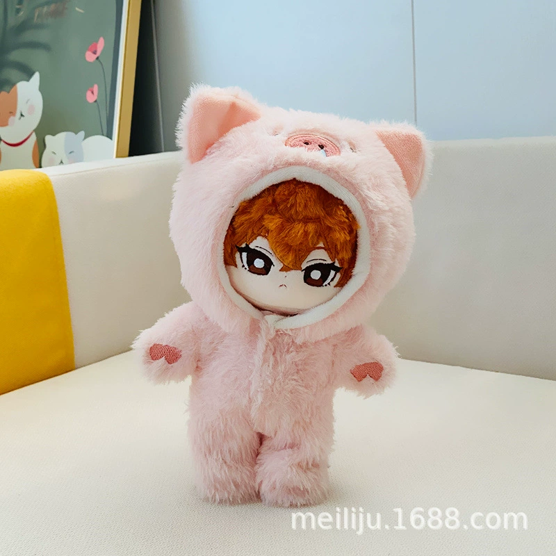 Мягкая игрушка из мультфильма, ватная кукла, новая коллекция, 20 см, лиса, енот, лягушка